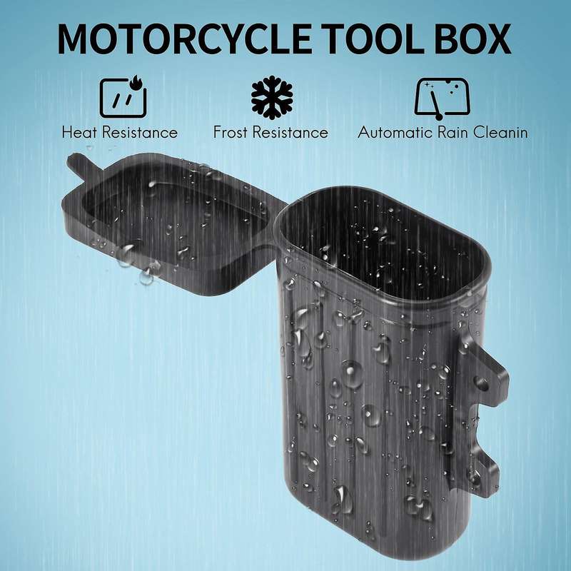 Motorcycle Trail Tool Box Holder Bottle Off-Road Motocross Tool Container Tool Tube for DR250 Djebel