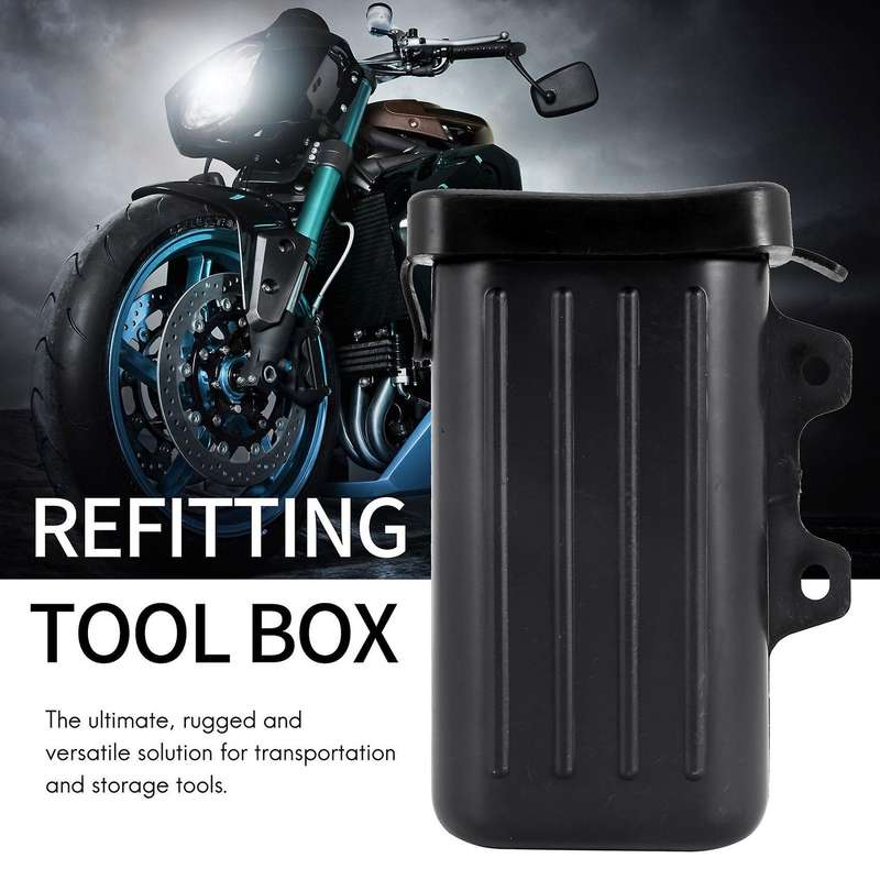 Motorcycle Trail Tool Box Holder Bottle Off-Road Motocross Tool Container Tool Tube for DR250 Djebel