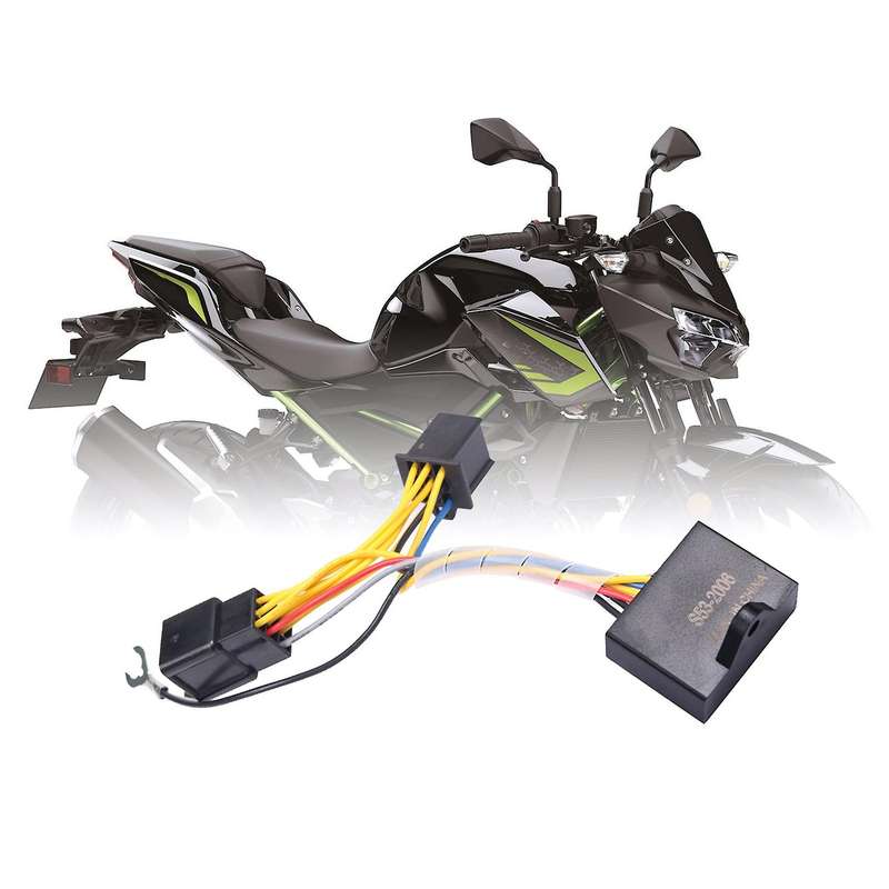 Motorcycle Turn Signal Flasher Light Switch Double Flash Function Flasher Module for Z400 Ninja 400