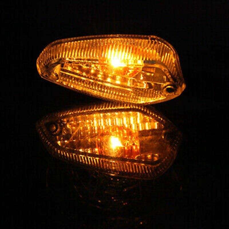 Motorcycle Turn Signal Indicator Light Motorcycle Turn Signal Light for 250R 300R CB300 CBF125 Clear