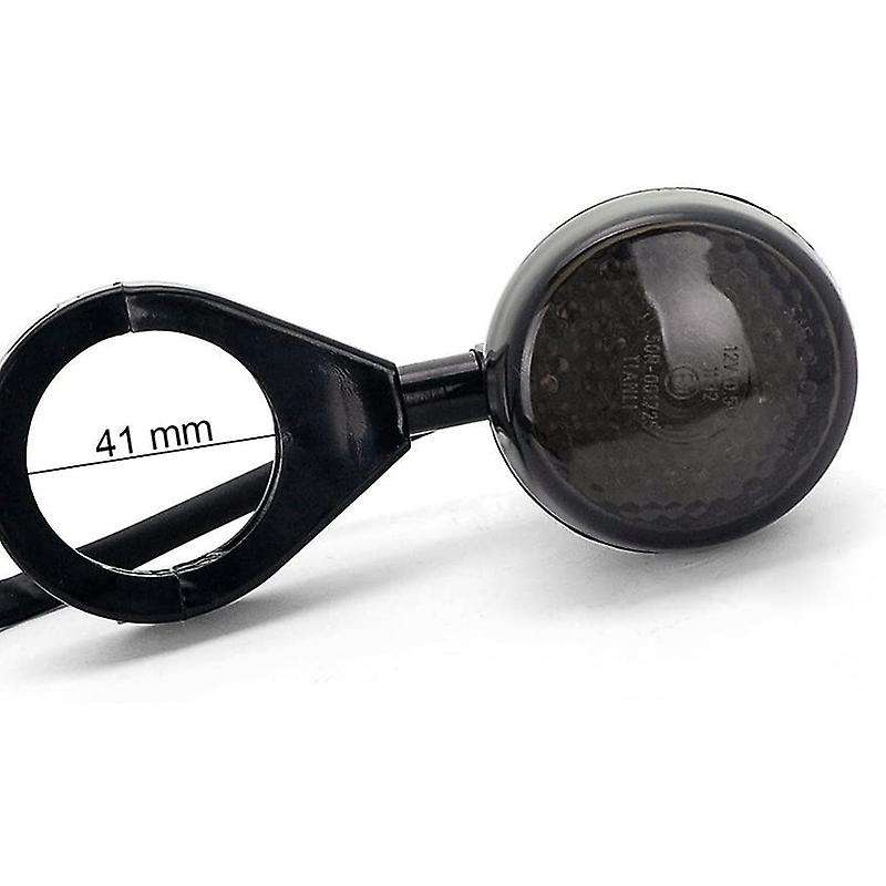 Motorcycle Turn Signal Indicator LED Light 41MM Fork Tube Tail Flashers for 1200 883 Touring Glide