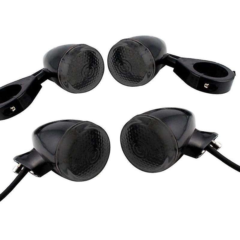 Motorcycle Turn Signal Indicator LED Light 41MM Fork Tube Tail Flashers for 1200 883 Touring Glide
