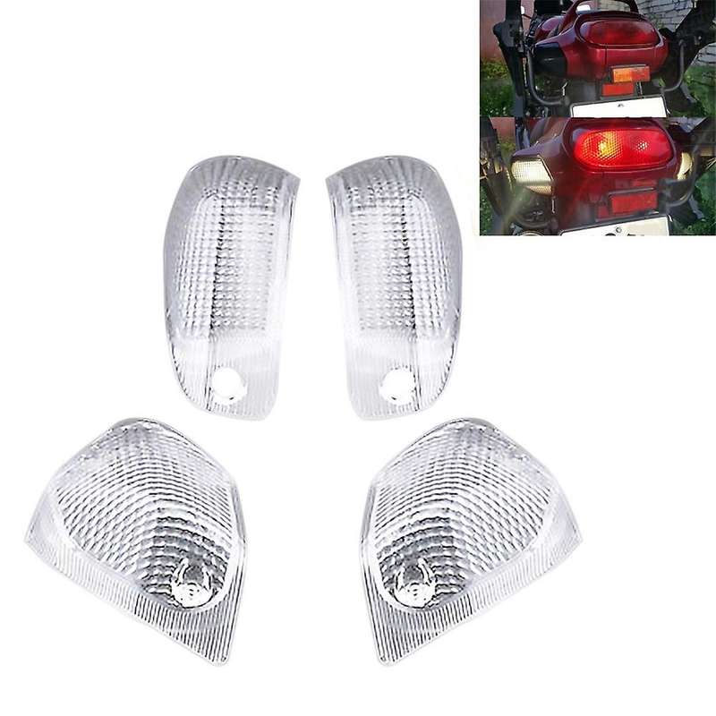 Motorcycle Turn Signal Lamp Cover Indicator Light Cover for ZZR400 1993-2006 ZZR600 1993-2008,Transp