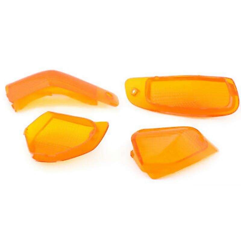 Motorcycle Turn Signal Lamp Cover Indicator Light Cover for ZZR400 1993-2006 ZZR600 1993-2008,Transp