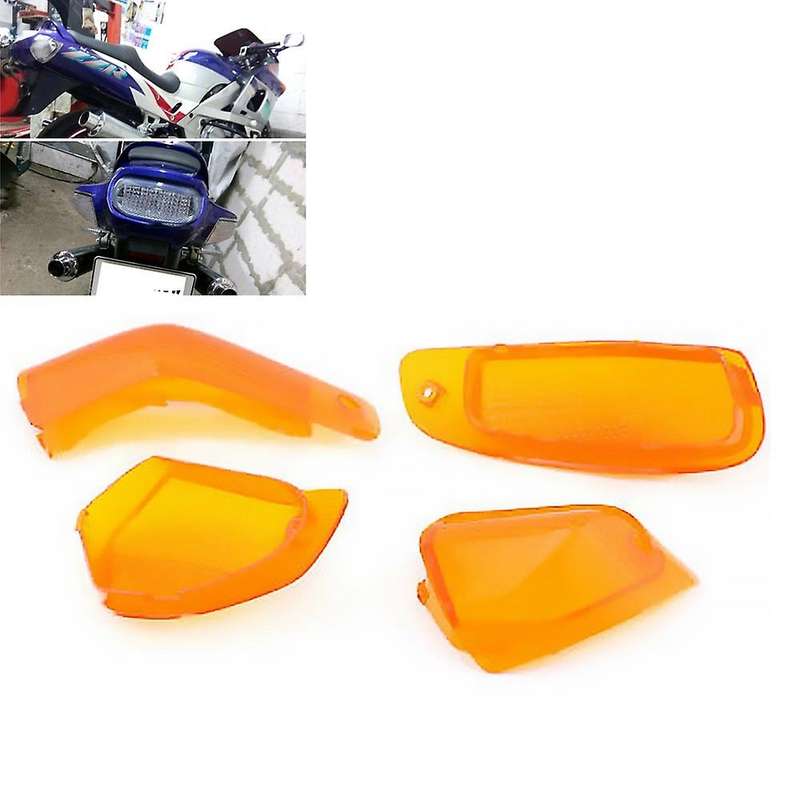 Motorcycle Turn Signal Lamp Cover Indicator Light Cover for ZZR400 1993-2006 ZZR600 1993-2008,Transp