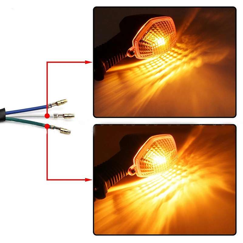 Motorcycle Turn Signal Light Motorcycle Indicator Light for SV650 SV1000 SFV 650 DRZ400 Amber