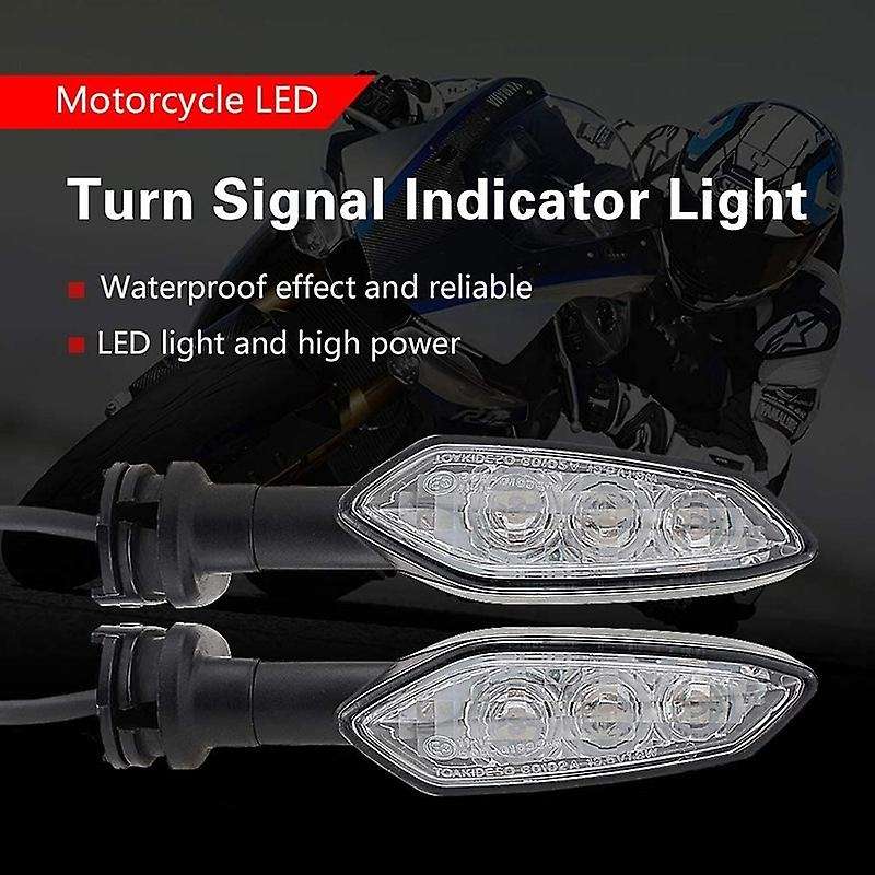 Motorcycle Turn Signal Light Motorcycle Indicator Light for MT-01 MT-25 MT-03 MT-09 Black
