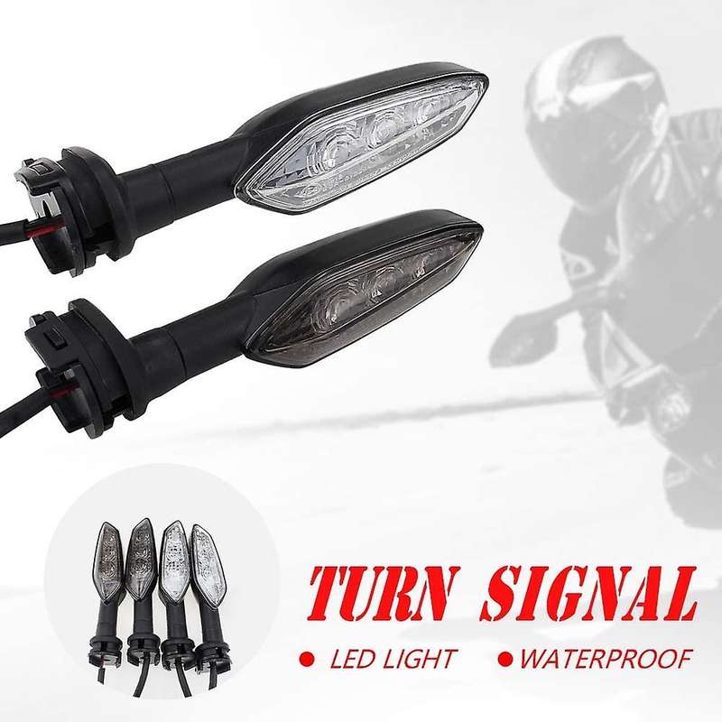 Motorcycle Turn Signal Light Motorcycle Indicator Light for MT-01 MT-25 MT-03 MT-09 Black