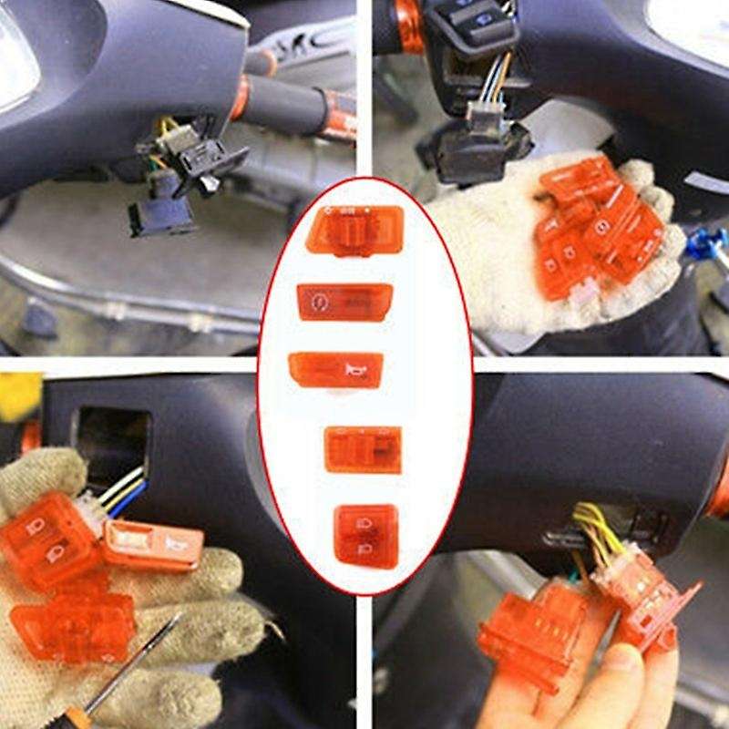 Motorcycle Turn Signal Switch Compatible Scooter Honda DIO AF17 AF18 Green