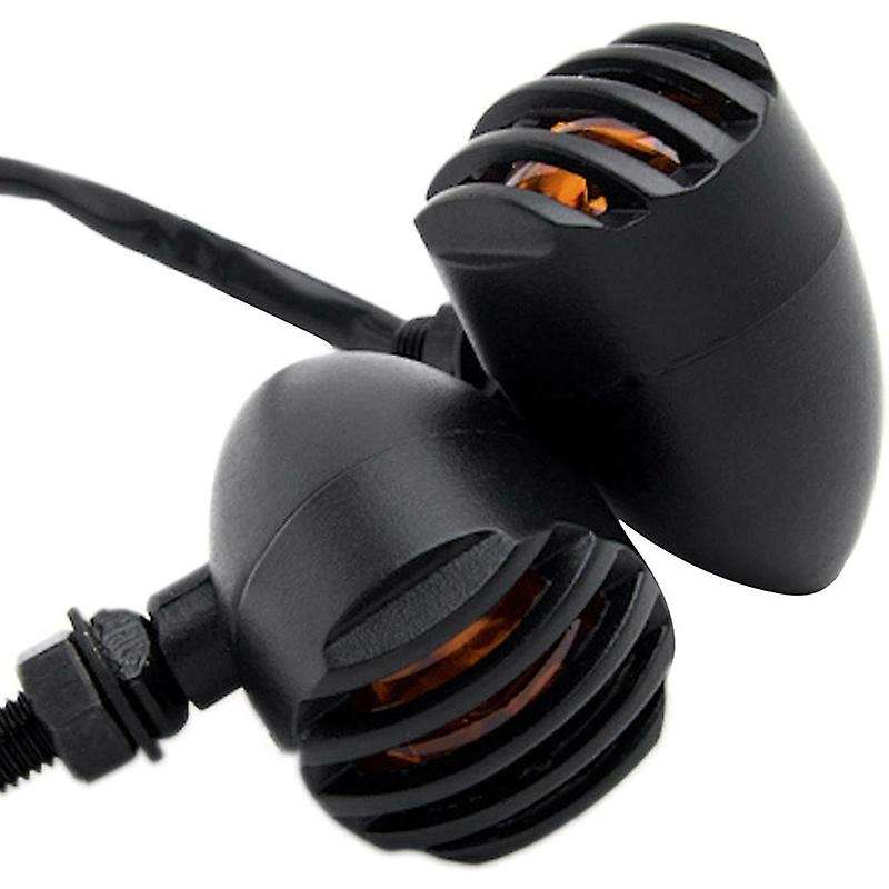 Motorcycle Turn Signals Light, 3 Wire Bulb Indicators Turn Signals for Cruiser Mini Chopper Frame