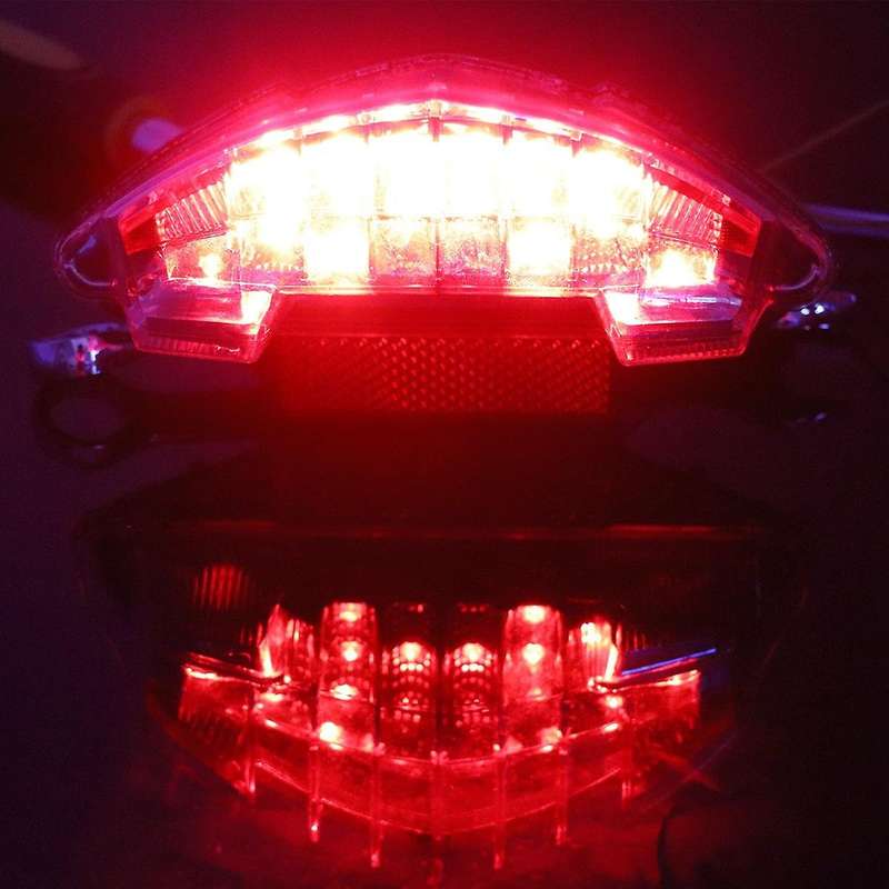 Motorcycle Turn Signals Light Blinker Indicator Rear Lights Brake Light LED Taillight for F650GS R12
