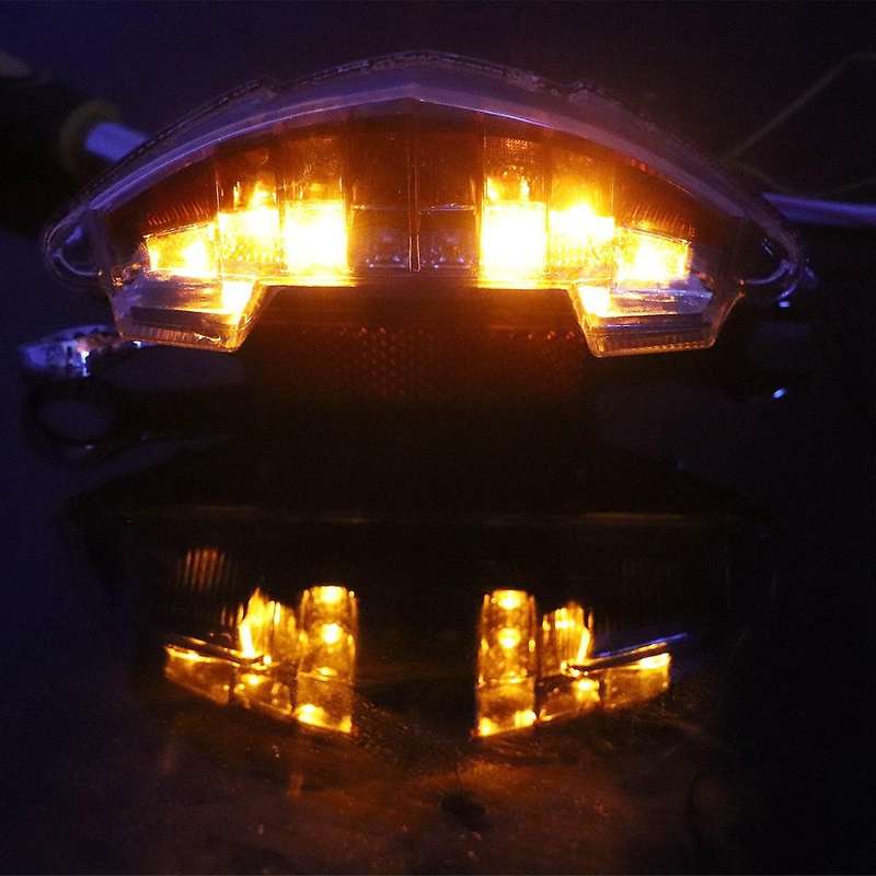 Motorcycle Turn Signals Light Blinker Indicator Rear Lights Brake Light LED Taillight for F650GS R12