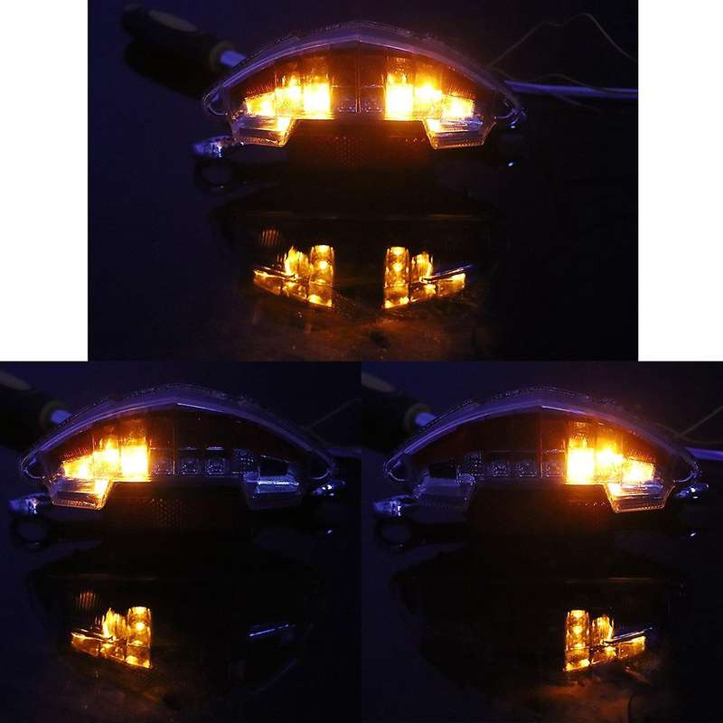 Motorcycle Turn Signals Light Blinker Indicator Rear Lights Brake Light LED Taillight for F650GS R12