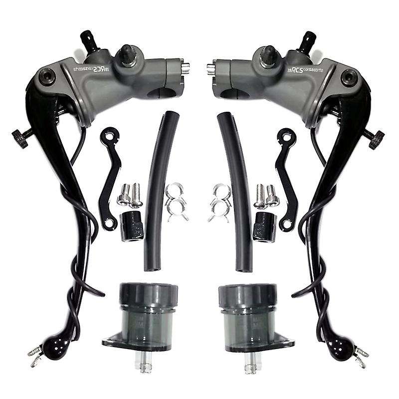 Motorcycle Universal 19 RCS CNC Brake Pump Clutch Cable Lever Radial Main Cylinder Pump Tank for Tit