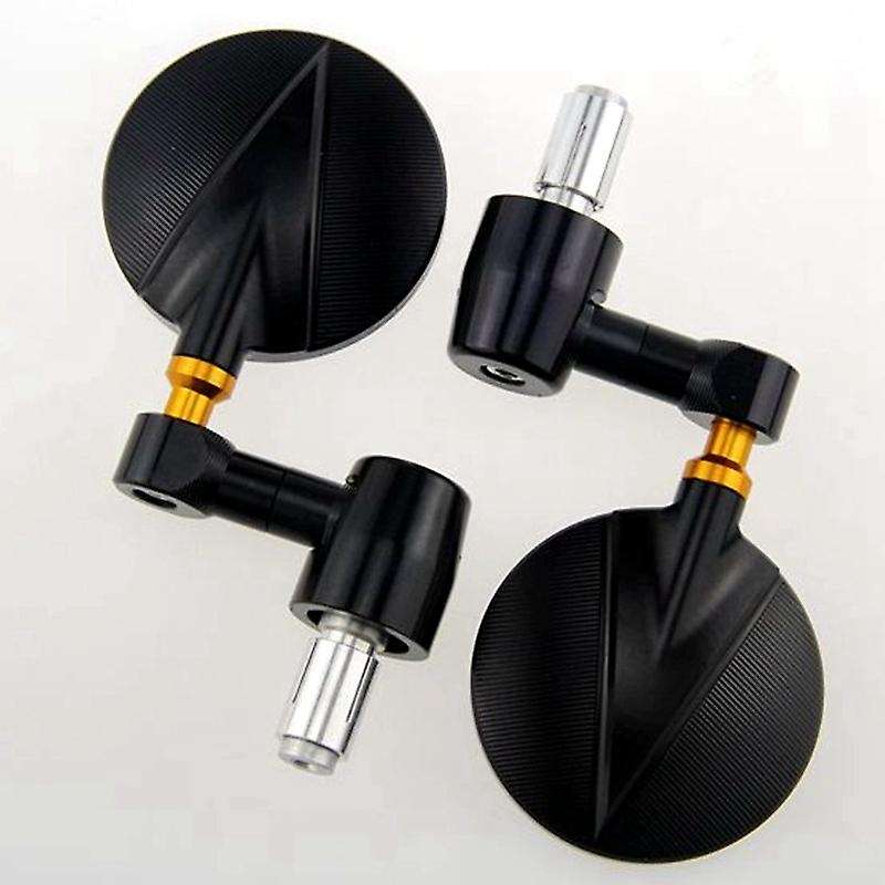 Motorcycle Universal CNC Aluminum Rear ViewHandle Bar End 7/8 inch Mirrors for Motorcycle