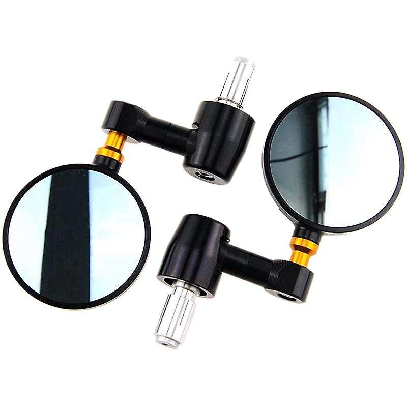 Motorcycle Universal CNC Aluminum Rear ViewHandle Bar End 7/8 inch Mirrors for Motorcycle