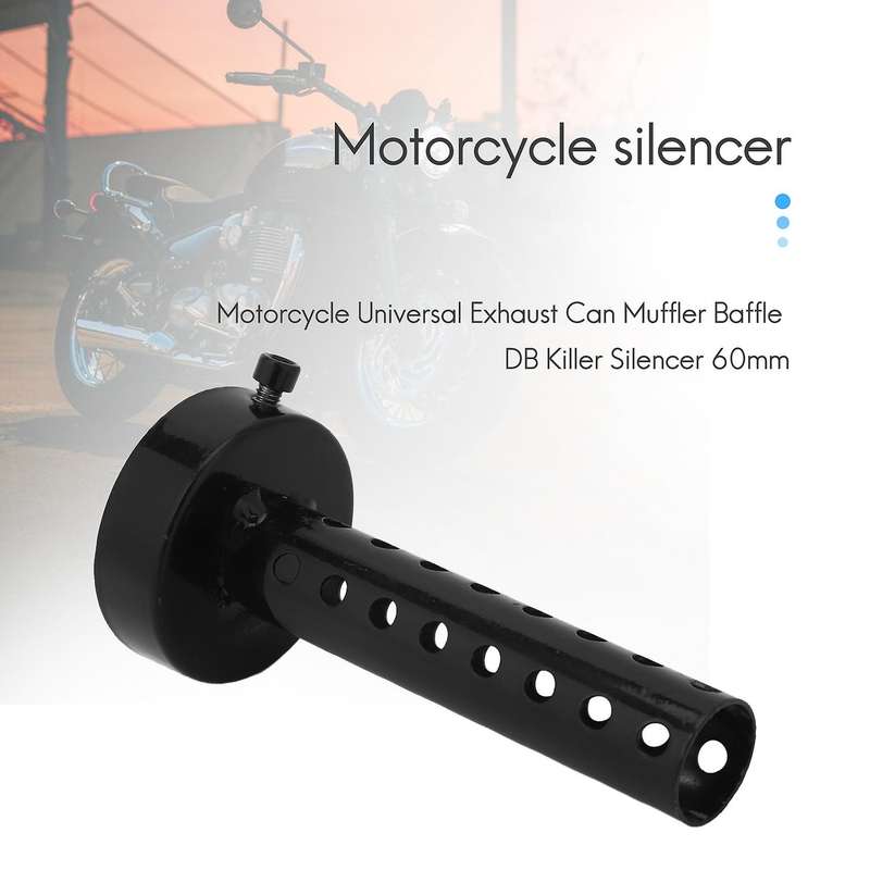 Motorcycle Universal Exhaust Can Muffler Baffle Db 60mm