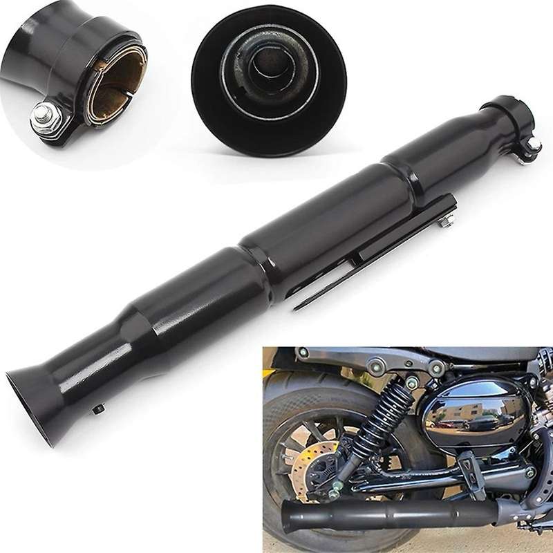 Motorcycle Universal Exhaust Muffler Pipe Tip Retro Vintage Rear Pipe Tube Exhause for CG EN125 XL88