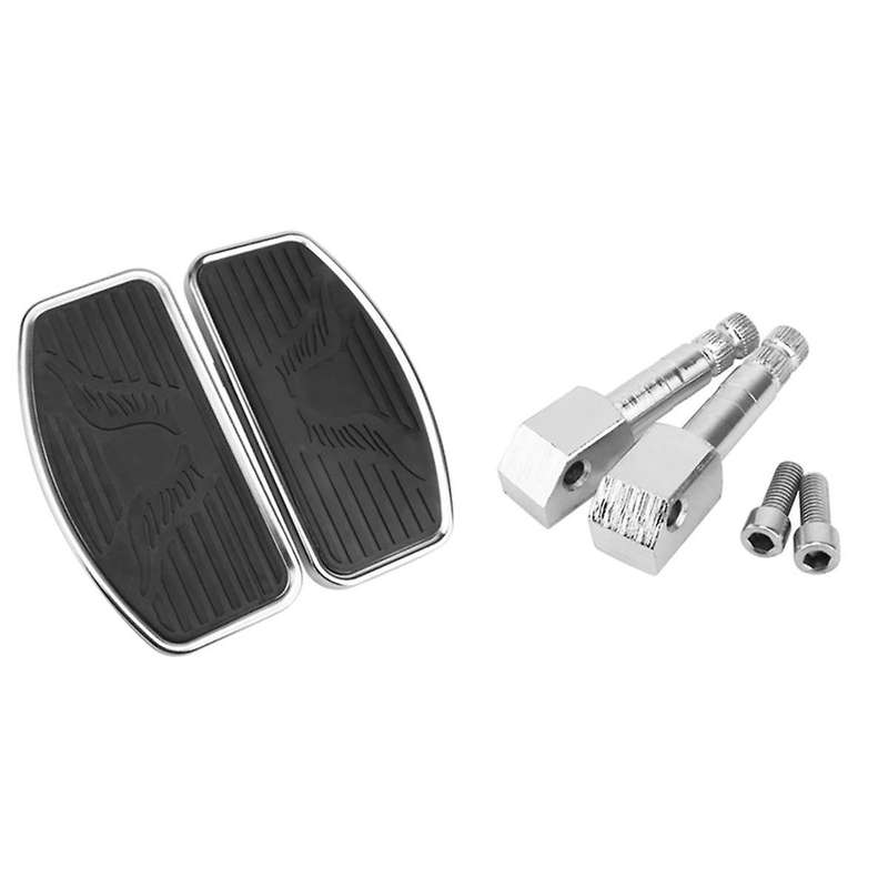 Motorcycle Universal Front Foot Driver Footrest Floorboards for Vtx V-star Drag Star