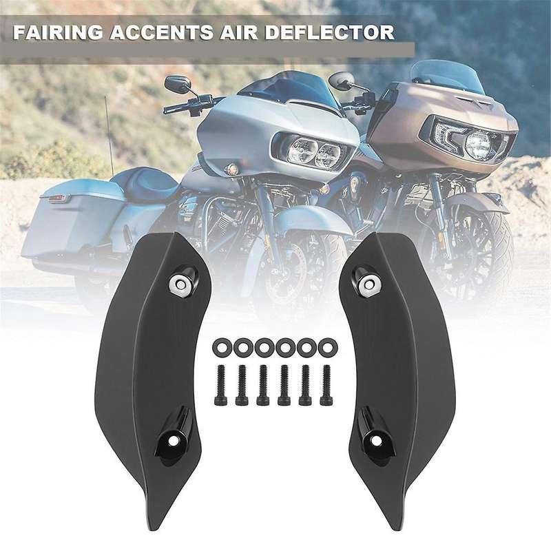 Motorcycle Upper Batwing Fairing Accents Air Deflector Wind Deflectors for Road Glide Fltrx Fltrxs