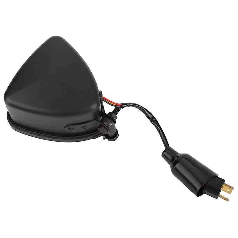 Motorcycle Universal Triple-cornered Headlight for Chopper Cafe Amber Front Head Light Lamp