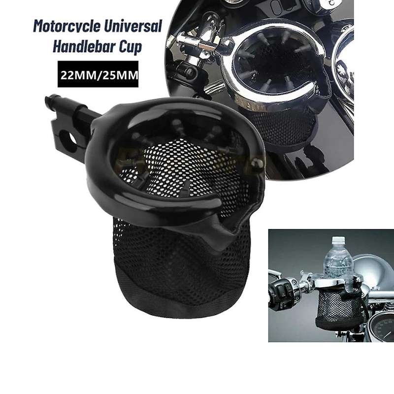 Motorcycle Universal Water Cup Holder Accessories Touring Cruiser 22mm