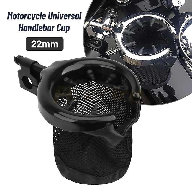 Motorcycle Universal Water Cup Holder Accessories Touring Cruiser 22mm