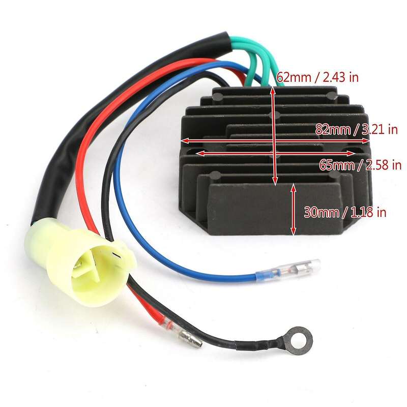 Motorcycle Voltage Regulator Rectifier for Outboard 80-100Hp PN/ 67F-81960-12-00 67F-81960-11-00 67F