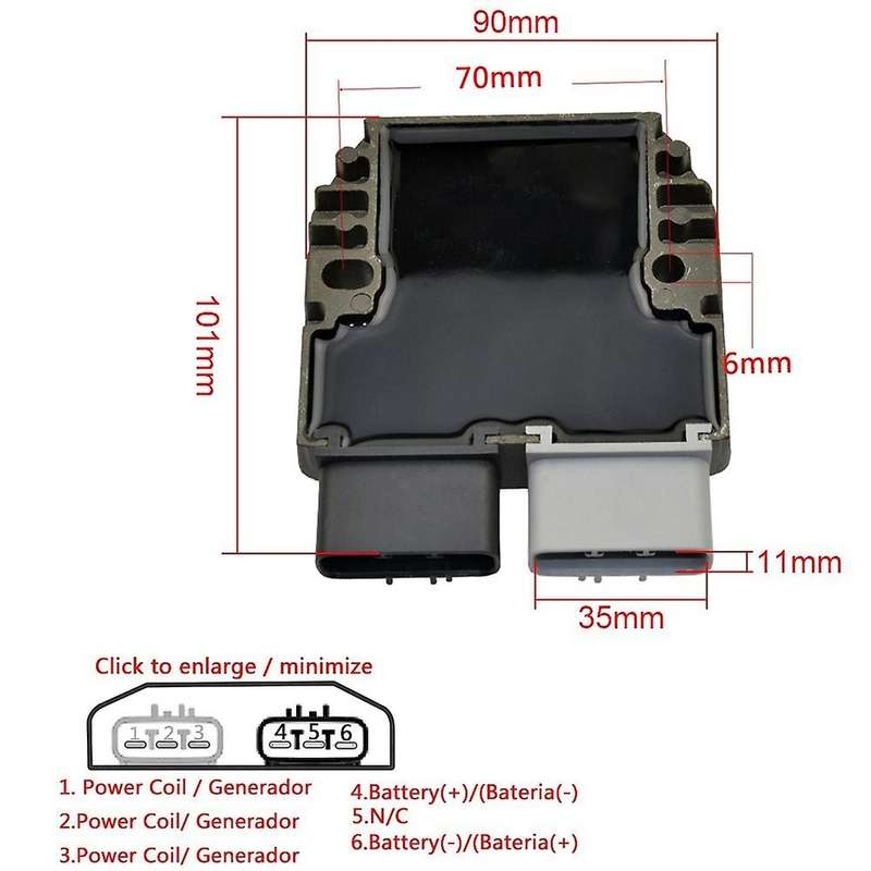 Motorcycle Voltage Regulator Rectifier for YZF-R1 2002-2012