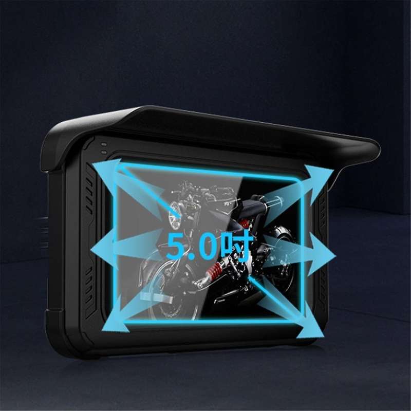 Motorcycle Waterproof Wireless Carplay Touch Screen Android Auto GPS Navigator Motorcycle Recorder,5