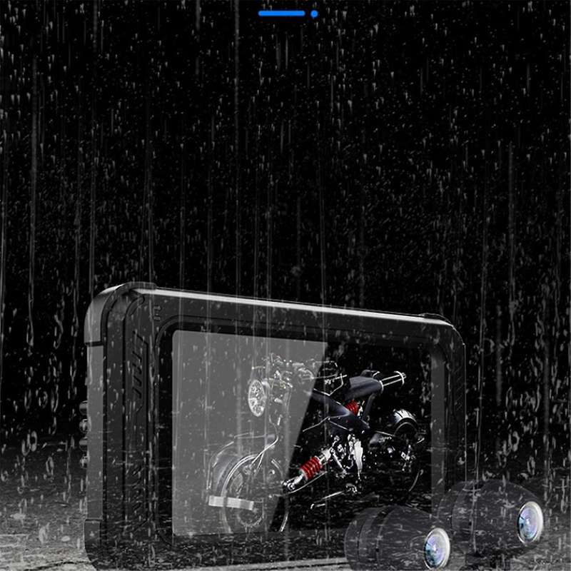 Motorcycle Waterproof Wireless Carplay Touch Screen Android Auto GPS Navigator Motorcycle Recorder,5