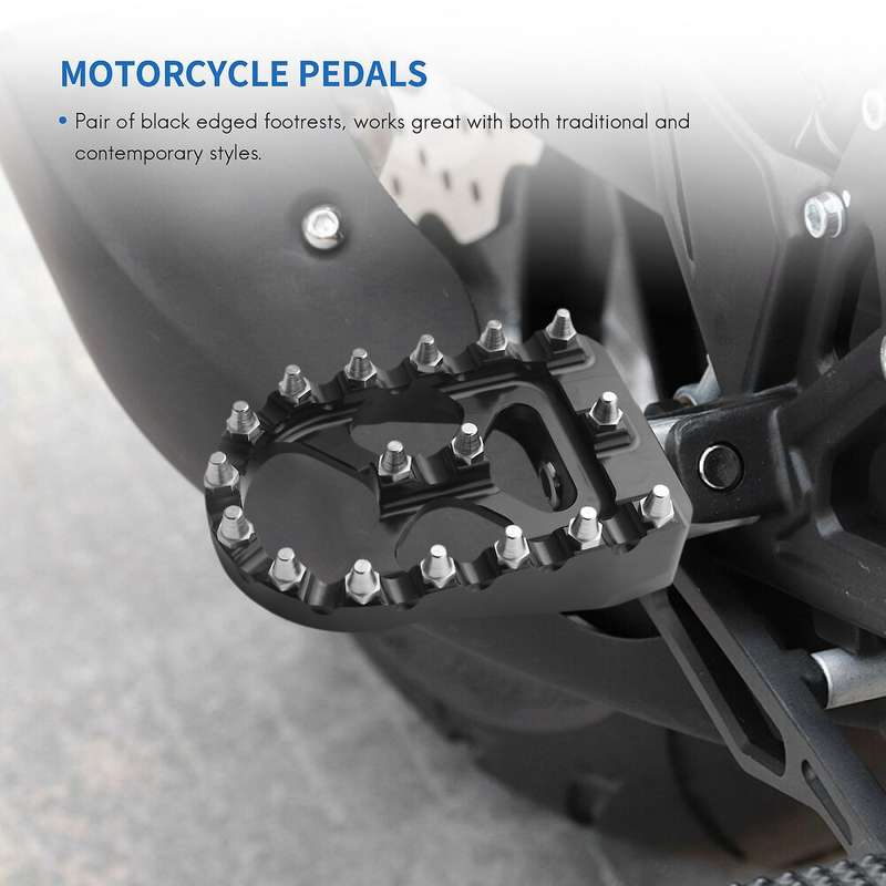Motorcycle Wide Foot Peg Mx Offroad Foot Pegs 360 Roating Style for Sportster 883 Motorcycle Accesso