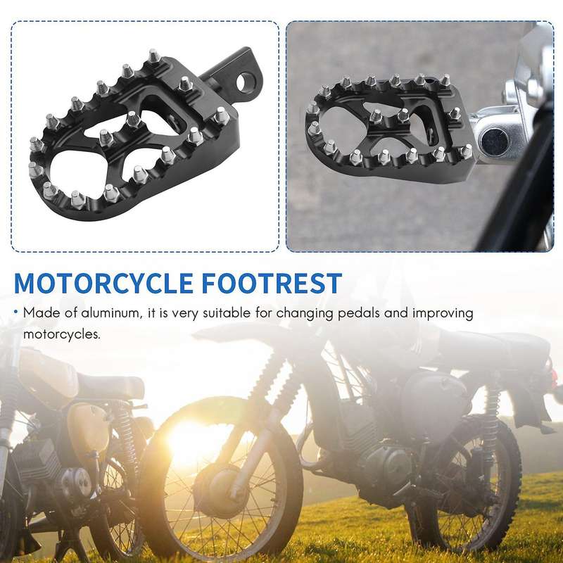 Motorcycle Wide Foot Peg Mx Offroad Foot Pegs 360 Roating Style for Sportster 883 Motorcycle Accesso