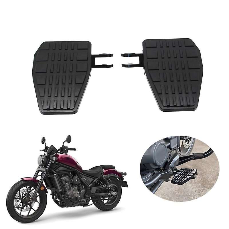 Motorcycle Wide Foot Pegs Pedals Footrest Enlarge Footpeg for Cmx1100 Rebel1100 1100 Rebel 1100 (bla