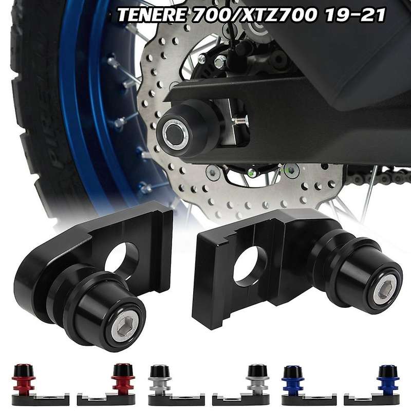 Motorcycle Wheel Swing Arm Spool Protector Rear Fork Spool Slider Bracket for 700 XTZ700 Red