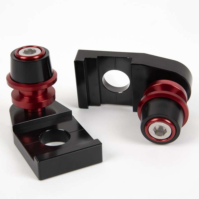 Motorcycle Wheel Swing Arm Spool Protector Rear Fork Spool Slider Bracket for 700 XTZ700 Red