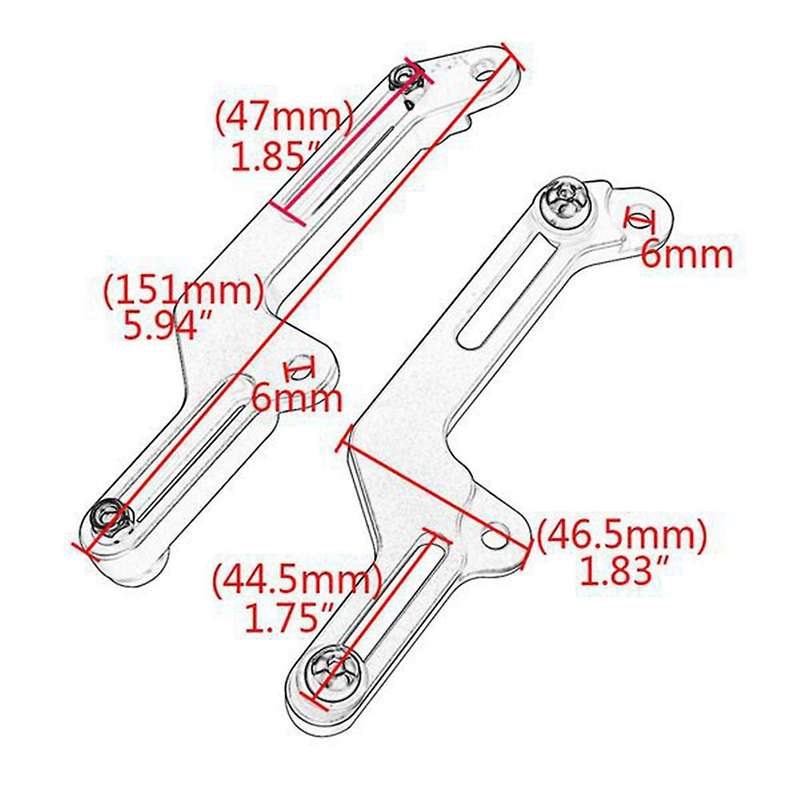 Motorcycle Windscreen Adjusters Airflow Adjustable Windscreen Wind for CB500X CB500 X 2013-2016