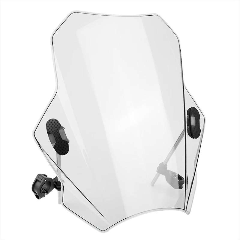 Motorcycle Windscreen for MT07 MT09 CBR600RR CB1000R GXSR 600 750 Adjustable 43x40cm Clear