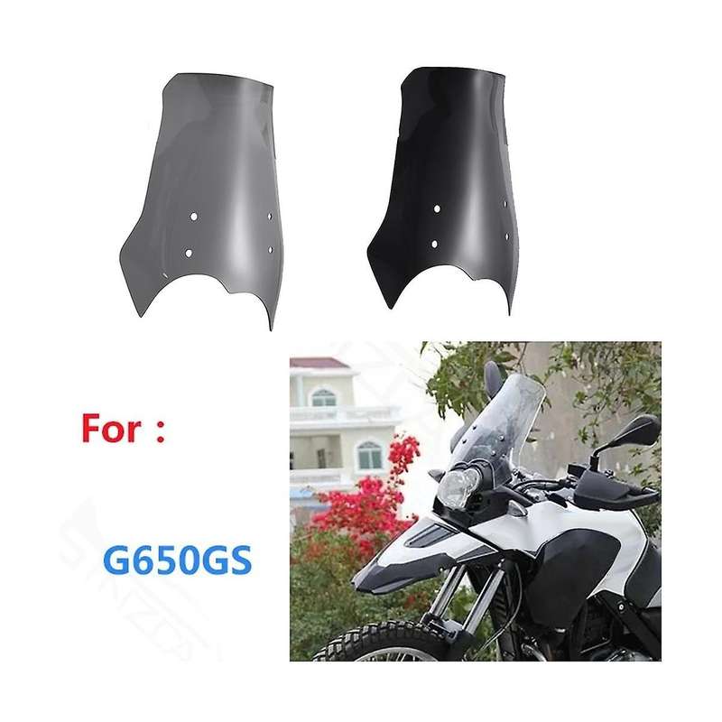 Motorcycle Windscreen Windshield Wind Deflector Front Class Gray for G650gs G650 Gs