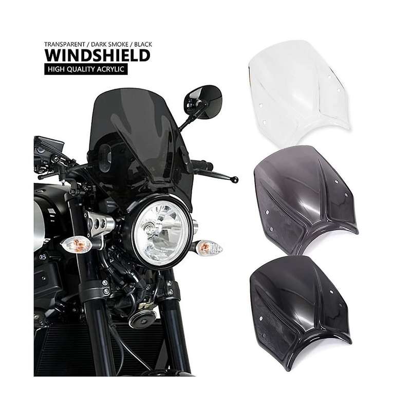 Motorcycle Windscreen Windshield Deflector with Bracket for Xsr 900 Xsr900 Xsr700 Xsr700 2016-(smok