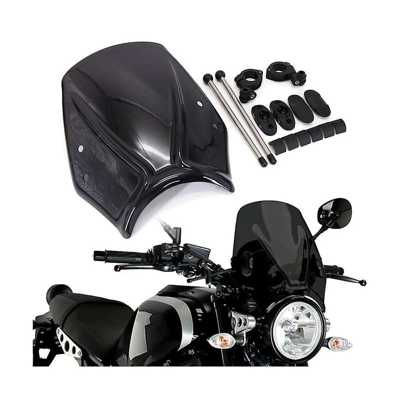 Motorcycle Windscreen Windshield Deflector with Bracket for Xsr 900 Xsr900 Xsr700 Xsr700 2016-(smok