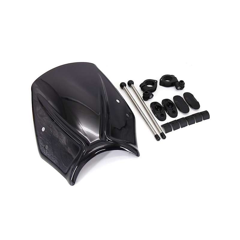 Motorcycle Windscreen Windshield Deflector with Bracket for Xsr 900 Xsr900 Xsr700 Xsr700 2016-(blac
