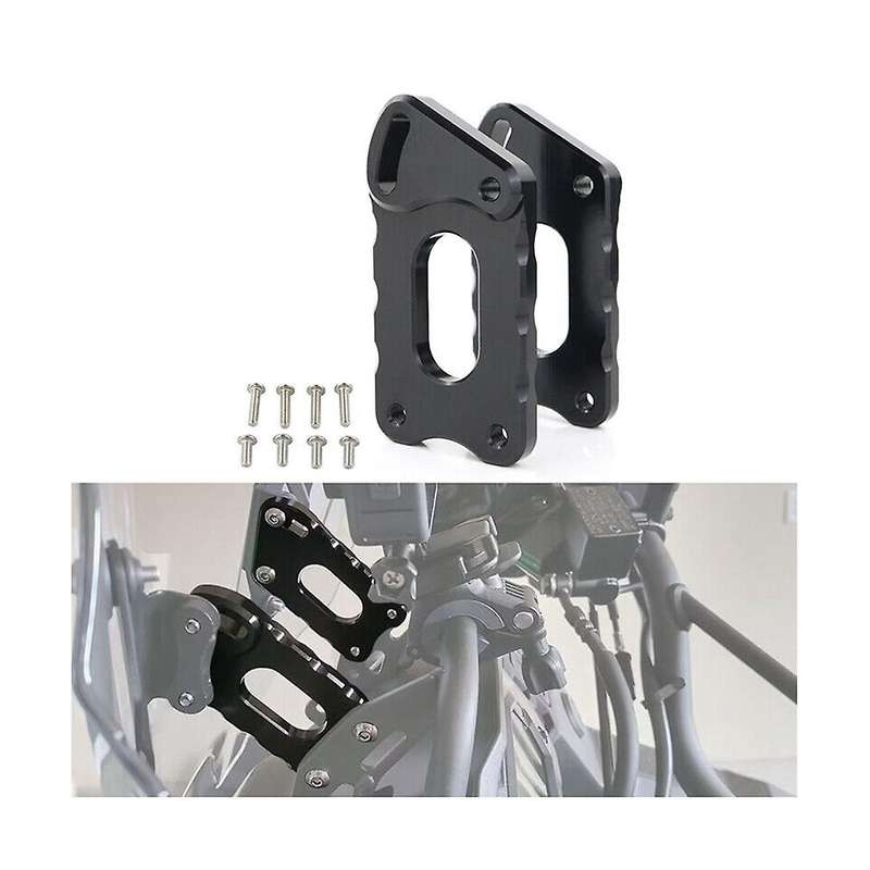 Motorcycle Windshield Riser Adapter Adjustable Windscreen Mount Bracket for Klr650 2022-2023 Klr 65