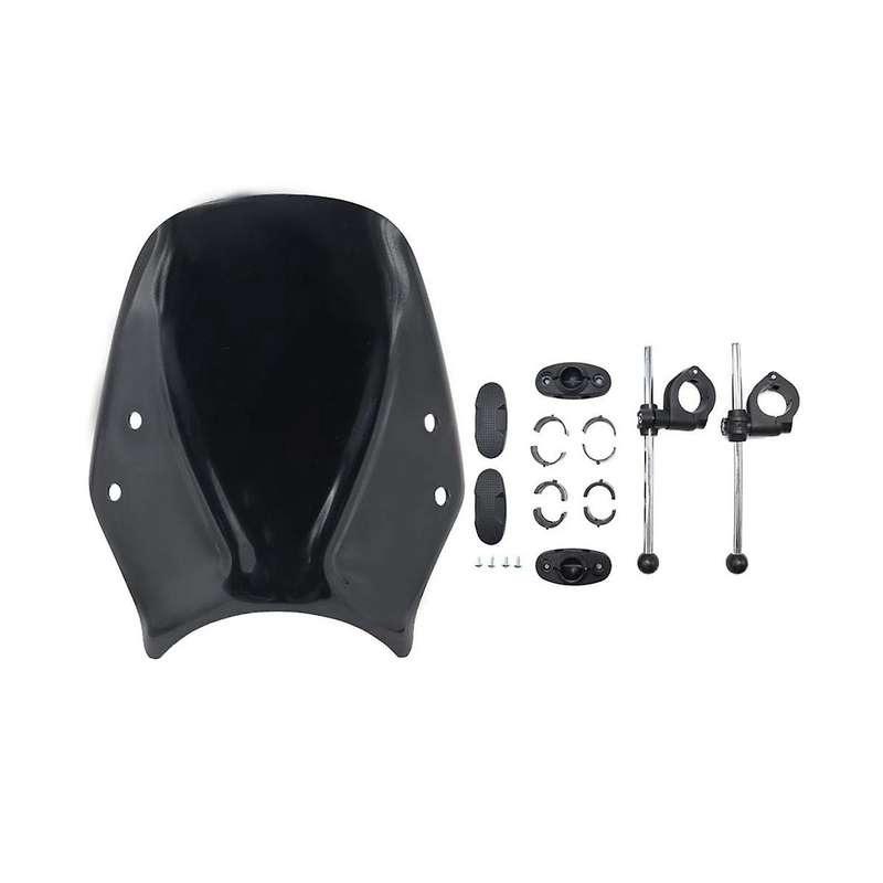 Motorcycle Windshield Wind Shield Deflector for /meteor/classic 350 500 Interceptor 650(gray)