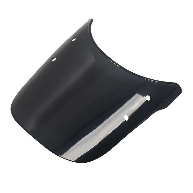 Motorcycle Windshields,headlight Fairing Universal Windscreen W/mount Bracket Fit 5 to 7inch Round