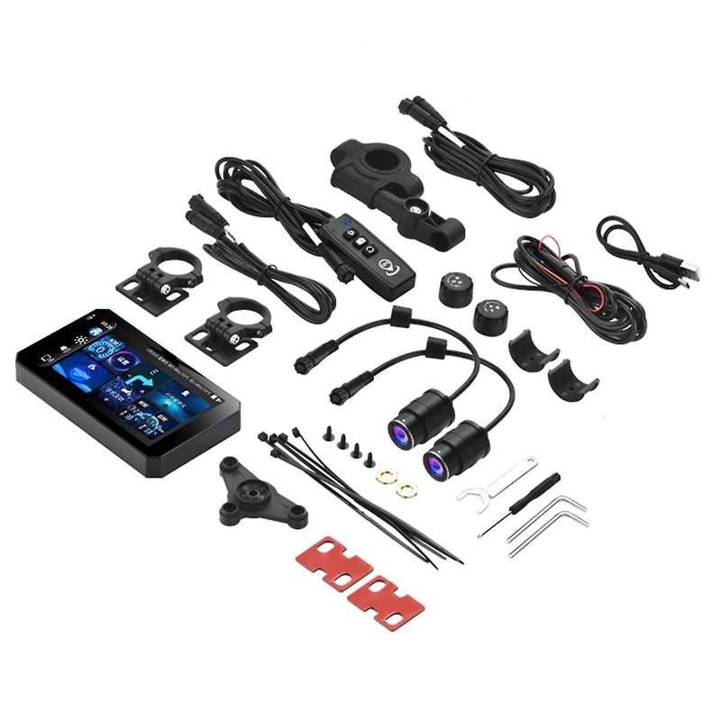 Motorcycle Wireless CarPlay Dual Bluetooth DVR for 5 Inch IPS Portable GPS Navigation Android Auto