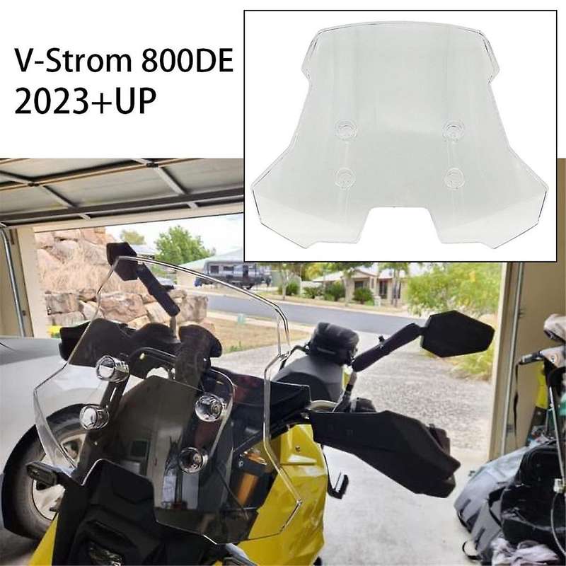 Motorcycle Windshield Windscreen Wind Shield Screen Deflector Spoiler Protector for V-STROM 800DE 20