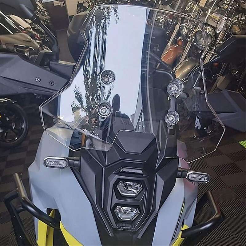 Motorcycle Windshield Windscreen Wind Shield Screen Deflector Spoiler Protector for V-STROM 800DE 20