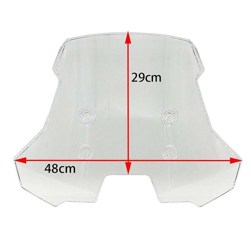 Motorcycle Windshield Windscreen Wind Shield Screen Deflector Spoiler Protector for V-STROM 800DE 20