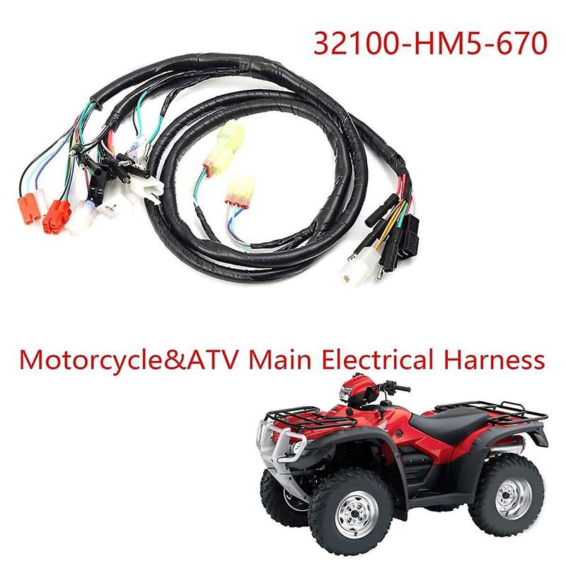 Motorcycle&atv Wiring Harnes Main Electrical Harness for Fourtrax 300 2x4/ Trx300 Trx300fw 94-97 321